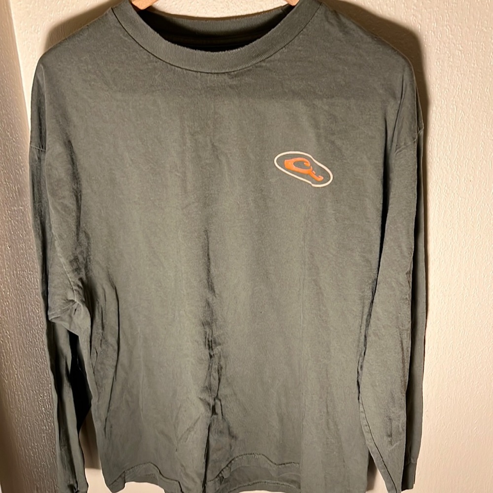 Drake Mens LS Drake Non Typical Tee Color Olive Drab Size XL